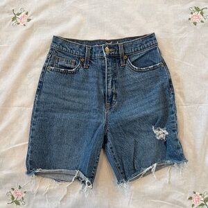 Universal Thread Blue Distressed Jean Shorts